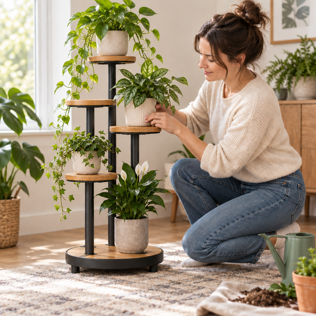 Multi-Tier Indoor Plant Stand main image 4