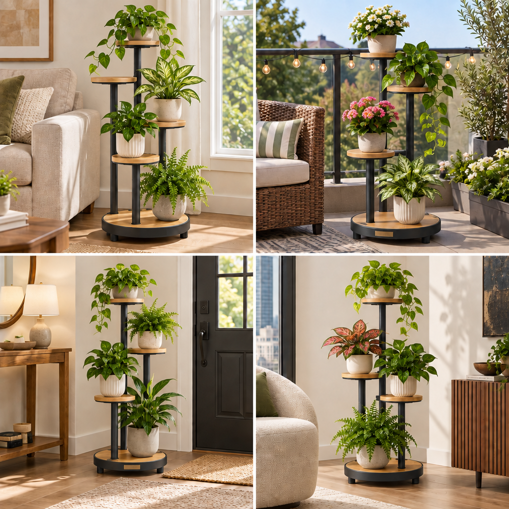 Multi-Tier Indoor Plant Stand main image 5