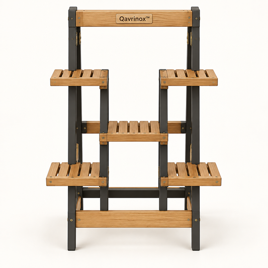 Foldable Wooden Plant Shelf main image 1